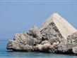 Itálie - Sardinie - bílé pobřeží