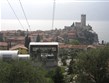 Itálie - Malcesine - stanice lanovky a hrad ze 13.stol.