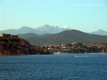 Itálie - Elba - hlavní město ostrova Portoferraio, založeno 1548 Medicejskými