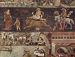 Itálie - Ferrara - Palazzo Schifanoia, Sál měsíců - Francesco del Cossa, duben