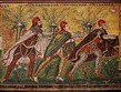 Itálie - Ravenna - bazilika Sant´Apolllinare Nuovo, mozaika tří králů