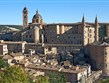 Itálie - Marche - Urbino, Palezzo Ducale, nejkrásnější renesanční palác Itálie z 15.století
