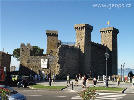 Itálie - Lazio - Bolsena, Rocca della Monaldeschi Cervara, první zmínka 1156