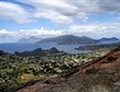 Itálie - Vulcano - pohled z kráteru sopky, vlevo Salina, uprostřed Lipari, vpravo Panarea