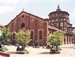 Itálie - Milán - kostel Santa Maria delle Grazie, stavba Bramanteho