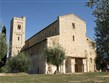 Itálie - Sant´Antimo, 1118 přestavěn v rom.stylu, arch.Lucca Arzo z Porcari