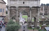 Řím - Itálie - Řím a okolí - vítězný oblouk Septima Severa z roku 203