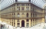 Kampánie - Itálie - Neapol - Umberto I. Galery, 1887-1890, nádherné obchodní centrum v secesním slohu