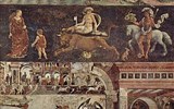 Emilia Romagna - Itálie - Ferrara - Palazzo Schifanoia, Sál měsíců - Francesco del Cossa, duben