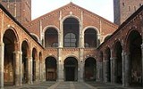 Lombardie - Itálie - Milán - bazilika sv.Ambrože, 8.stol, přestavěna 1080-1144