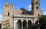 Sicílie - Itálie - Sicílie - Monreale, katedrála Nanebevzetí P.Marie, 1174-82, silný vliv byzyntského slohu