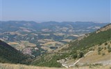 Umbrie - Itálie, Umbrie, pohled z Monte Cucco
